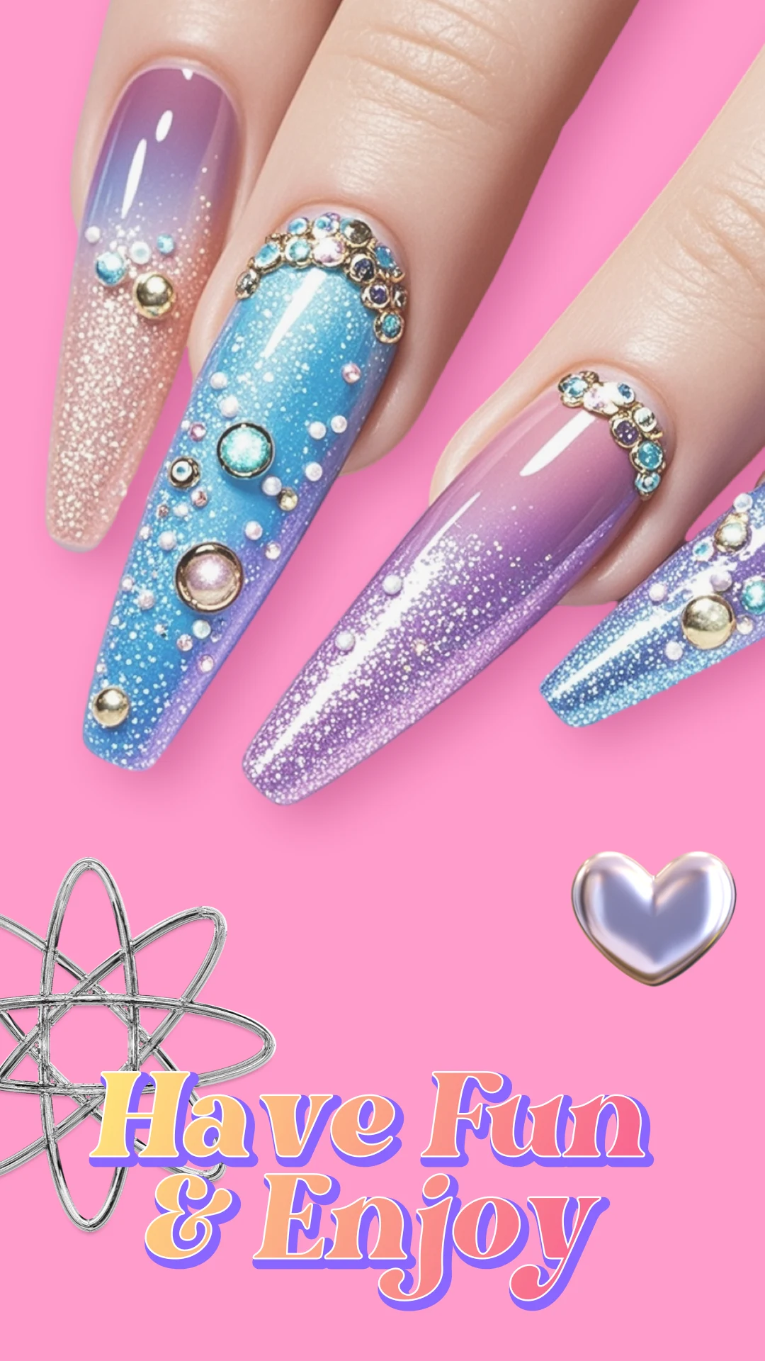 Nail Art Salon for Kids Game screenshot